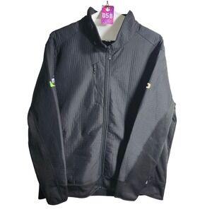 OGIO Quilted Golf Jacket Mens 3XL 3TG Black Full Zip Long Sleeve LOGO active